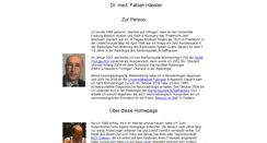 Desktop Screenshot of fabianhaessler.de